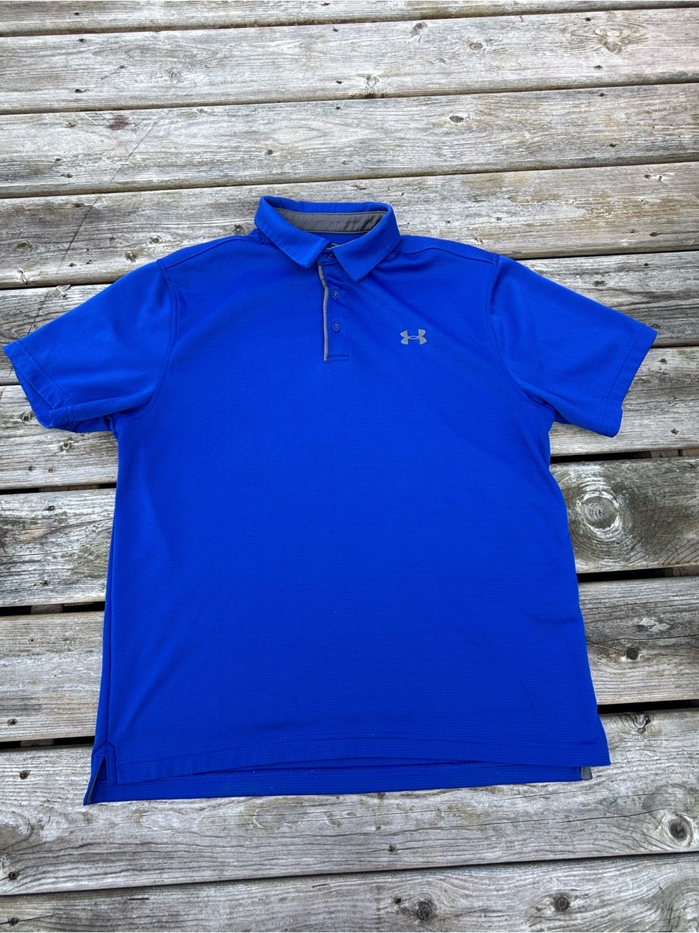 Under Armour Men’s Blue Golf Shirt